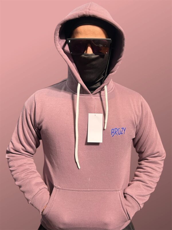 Space Pink Colour Hoodie