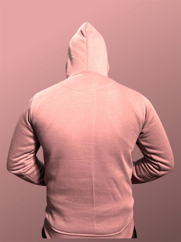 Space Pink Colour Hoodie - Image 4