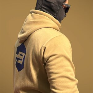 Royal bronze colour hoodie