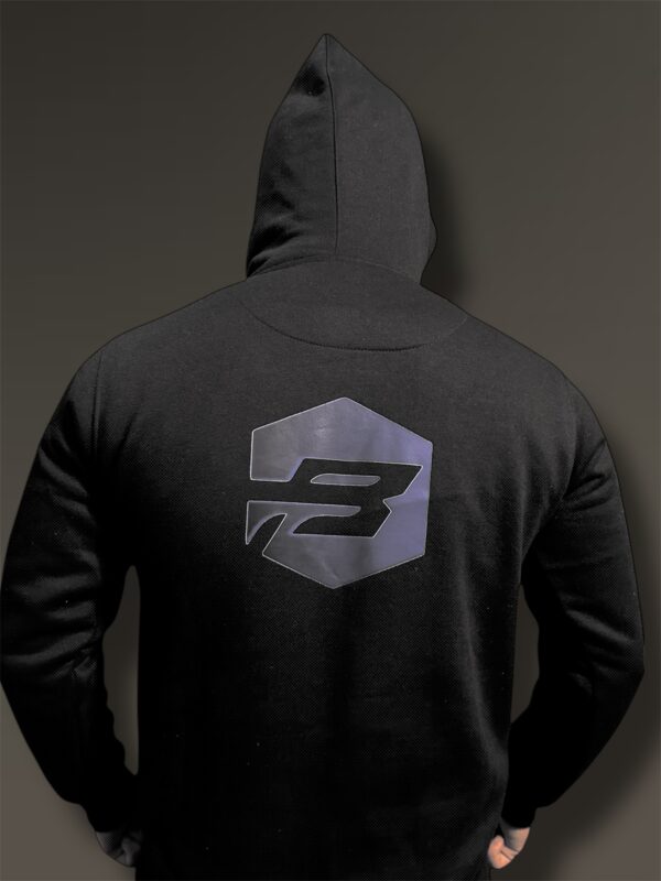 Charcoal Black Brozy Hoodie - Image 4